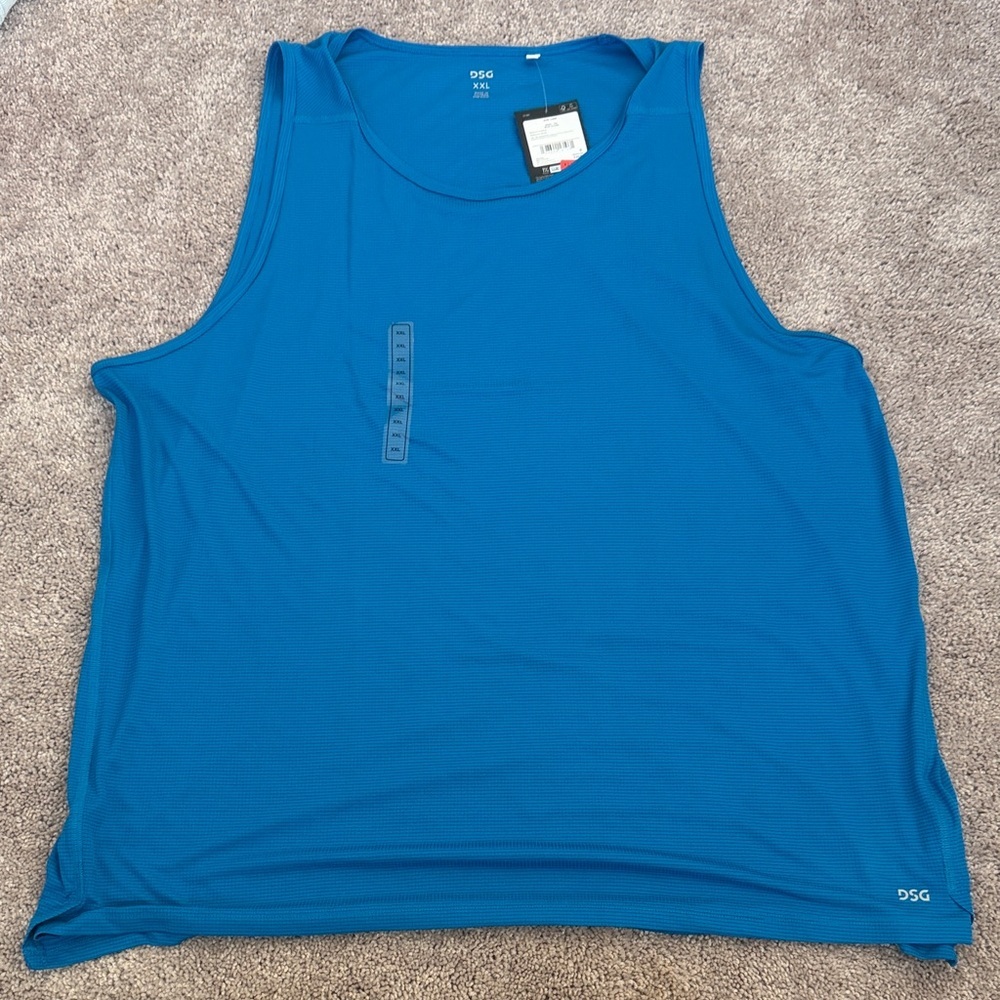 DSG Men's Vibrant Blue Tank Top